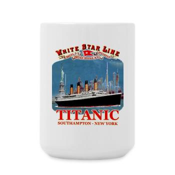 TITANIC création Louis RUNEMBERG © Adagp - Grande tasse 440 ml - blanc - Devant