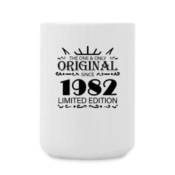 1982 - Baujahr 1982 - Jahrgang 1982 - Große Tasse 440 ml - Weiß - Vorne