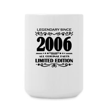 2006 - Born 2006 - Year of construction 2006 - Large Mug 440 ml - white - Front