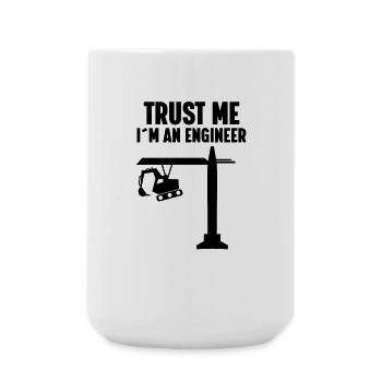 Engineer Mechanical Construction Site Civil Engineer - Large Mug 440 ml - white - Front