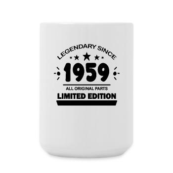 1959 - Born 1959 - Year of construction 1959 - Large Mug 440 ml - white - Front