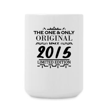 2015 - Année de construction 2015 - Millésime 2015 - Grande tasse 440 ml - blanc - Devant