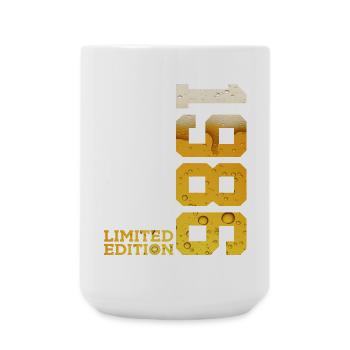 BIÈRE ÉDITION LIMITÉE 1986 40E ANNIVERSAIRE - Grande tasse 440 ml - blanc - Devant