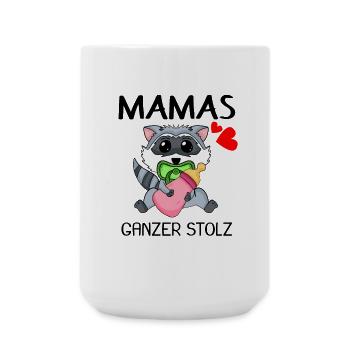 Baby Geburt Schwanger Babyspruch Sprüche - Große Tasse 440 ml - Weiß - Vorne