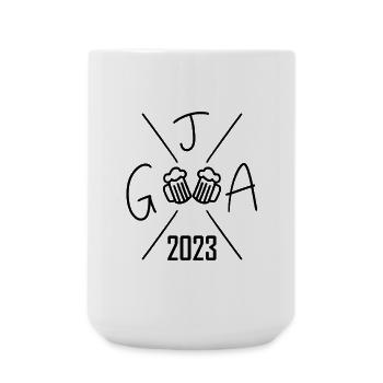 2023 Junggesellenabschied - Große Tasse 440 ml - Weiß - Vorne