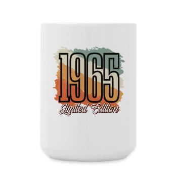 1965 Année de naissance Anniversaire Année de construction Vintage Rétro - Grande tasse 440 ml - blanc - Devant