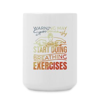 Swimmer's joke - Large Mug 440 ml - white - Front