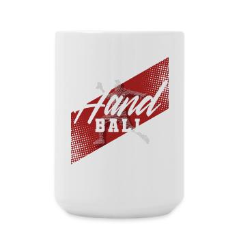 Handball Handballeur - Grande tasse 440 ml - blanc - Devant