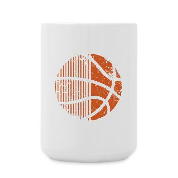 Basketball basketball players - Large Mug 440 ml - white - Front