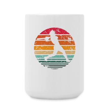 Base-ball - Grande tasse 440 ml - blanc - Devant