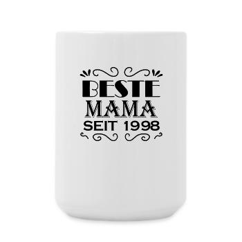 Beste Mama seit 1998 - Beste Mutter seit 1998 - Große Tasse 440 ml - Weiß - Vorne