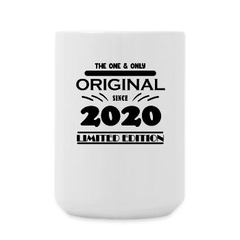 2020 - Year of construction 2020 - Vintage 2020 - Large Mug 440 ml - white - Front