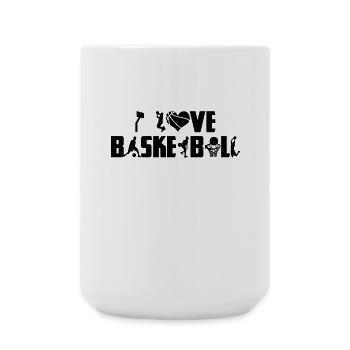Basketball - Large Mug 440 ml - white - Front