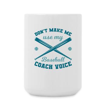 Baseball Coach - Large Mug 440 ml - white - Front