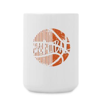 Basketball basketball players - Large Mug 440 ml - white - Front
