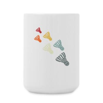 Badminton - Grande tasse 440 ml - blanc - Devant