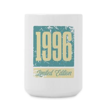Né en 1996 Anniversaire Année de naissance - Grande tasse 440 ml - blanc - Devant