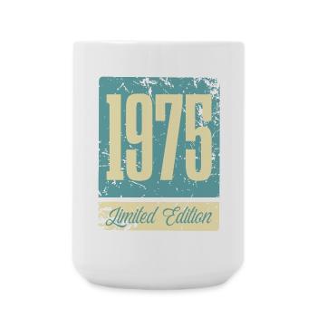 1975 Anniversaire de naissance Année de naissance - Grande tasse 440 ml - blanc - Devant