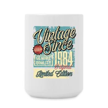 1984 Birthday vintage Retro Legend - Large Mug 440 ml - white - Front