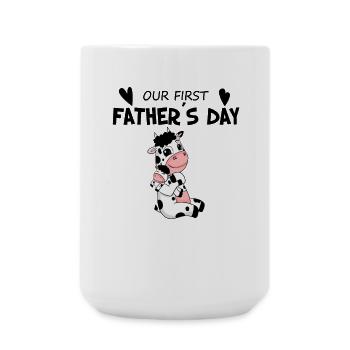 Fête des pères - Famille Père Fils - Grande tasse 440 ml - blanc - Devant