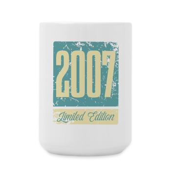 2007 Born Birthday Year of birth - Large Mug 440 ml - white - Front