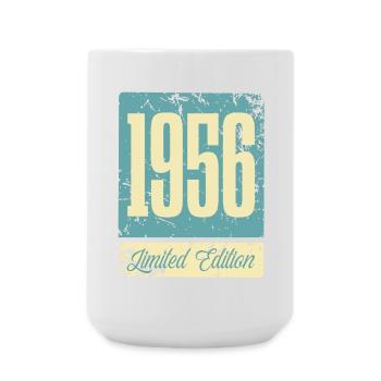 1956 Anniversaire de naissance Année de naissance - Grande tasse 440 ml - blanc - Devant