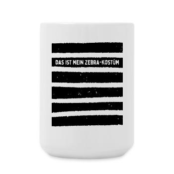 Zebra Kostüm Das Ist Mein Zebrakostüm Köln Zebras - Große Tasse 440 ml - Weiß - Vorne
