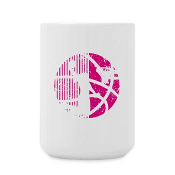 Basketball Women's Basketball Women's Basketball - Large Mug 440 ml - white - Front