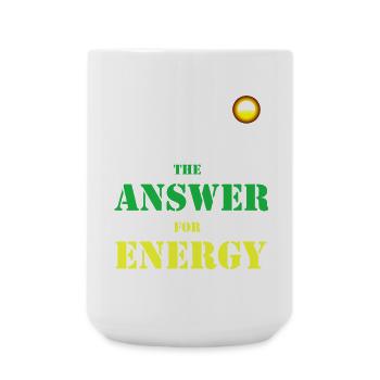 Solar WHO? Solar Energy Photovoltaics Renewable - Large Mug 440 ml - white - Front
