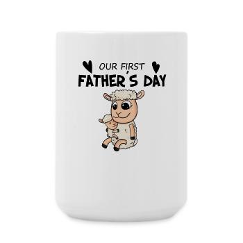 Fête des Pères - Premier cadeau de la fête des Pères - Grande tasse 440 ml - blanc - Devant