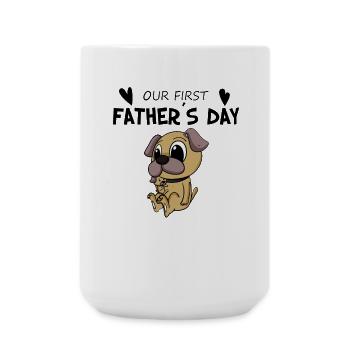 Fête des Pères - Premier cadeau de la fête des Pères - Grande tasse 440 ml - blanc - Devant