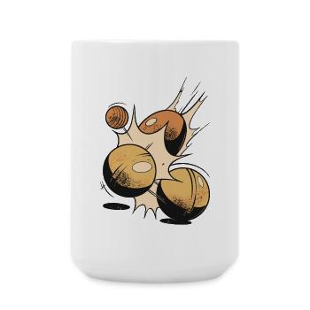 Boules player Boules ball for Bouler Petanque Boule - Large Mug 440 ml - white - Front