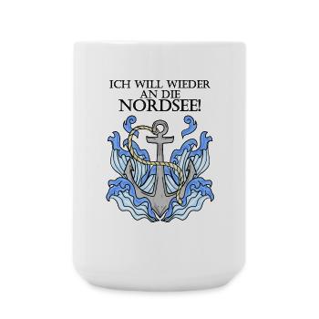 Nordsee - Große Tasse 440 ml - Weiß - Vorne