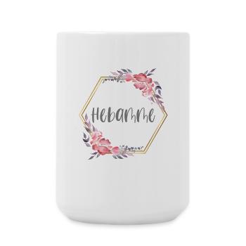 Hebamme Geburt Berufung Geburtshilfe Säugling - Große Tasse 440 ml - Weiß - Vorne