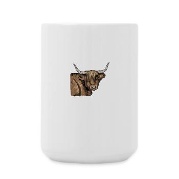 Galloways Humor: Eins ist genug - Große Tasse 440 ml - Weiß - Vorne