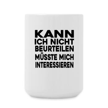 lustig - Große Tasse 440 ml - Weiß - Vorne
