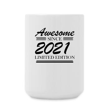 2021 - Jahrgang 2021 - Fantastisch seit 2021 - Große Tasse 440 ml - Weiß - Vorne