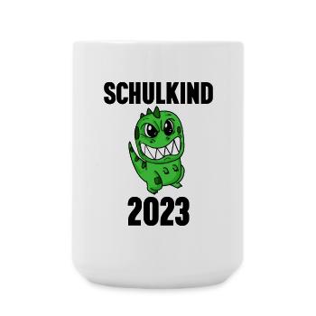 Schuldkind Einschulung 2023 - Große Tasse 440 ml - Weiß - Vorne