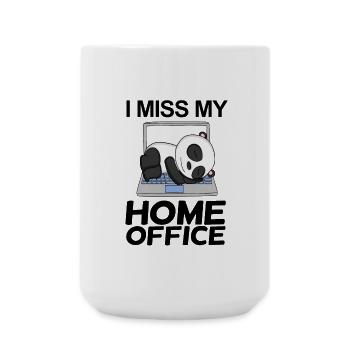 Home Office Vermissen Humor Lustig - Große Tasse 440 ml - Weiß - Vorne