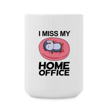 Home Office Vermissen Humor Lustig - Große Tasse 440 ml - Weiß - Vorne