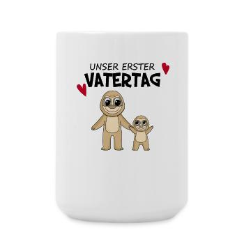 Vatertag - erster Vatertag Geschenk - Große Tasse 440 ml - Weiß - Vorne