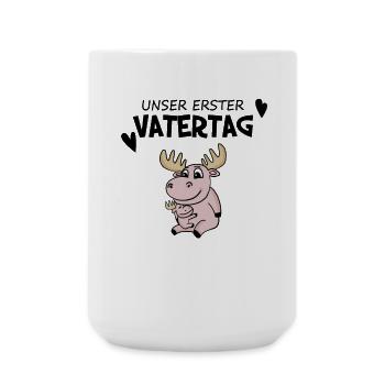 Vatertag - erster Vatertag Geschenk - Große Tasse 440 ml - Weiß - Vorne