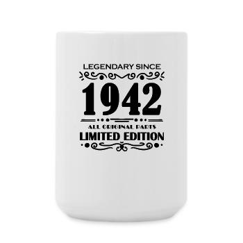 1942 - Born 1942 - Built in 1942 - Large Mug 440 ml - white - Front