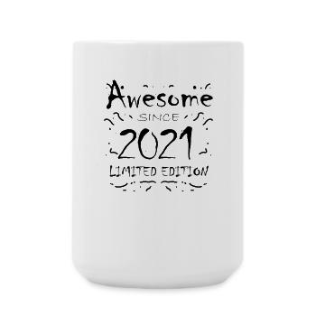 2021 - Jahrgang 2021 - Fantastisch seit 2021 - Große Tasse 440 ml - Weiß - Vorne