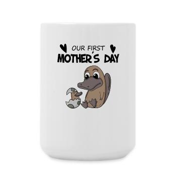 Fête des Mères - Premier cadeau de la fête des Mères - Grande tasse 440 ml - blanc - Devant