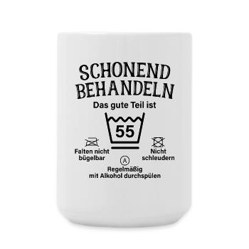 55. Geburtstag Schonend Behandeln 55 Teil Ist 55 - Große Tasse 440 ml - Weiß - Vorne