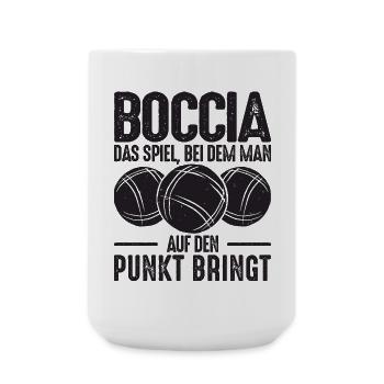 Bocciaspieler Boccia Spruch Legend Kugeln Boccia - Große Tasse 440 ml - Weiß - Vorne