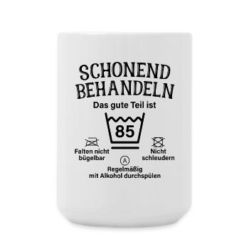 85. Geburtstag Schonend Behandeln 85 Teil Ist 85 - Große Tasse 440 ml - Weiß - Vorne