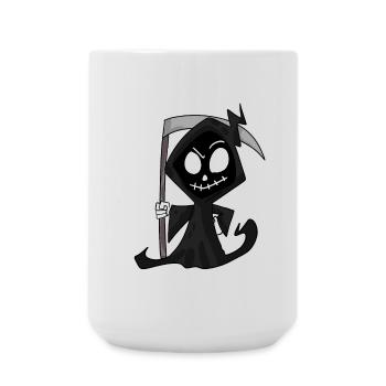 Grim Reaper with Scythe - Halloween - Large Mug 440 ml - white - Front