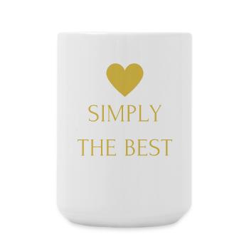 Tout simplement le meilleur - Grande tasse 440 ml - blanc - Devant